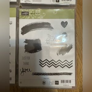 Work of Art Stampin Up Set